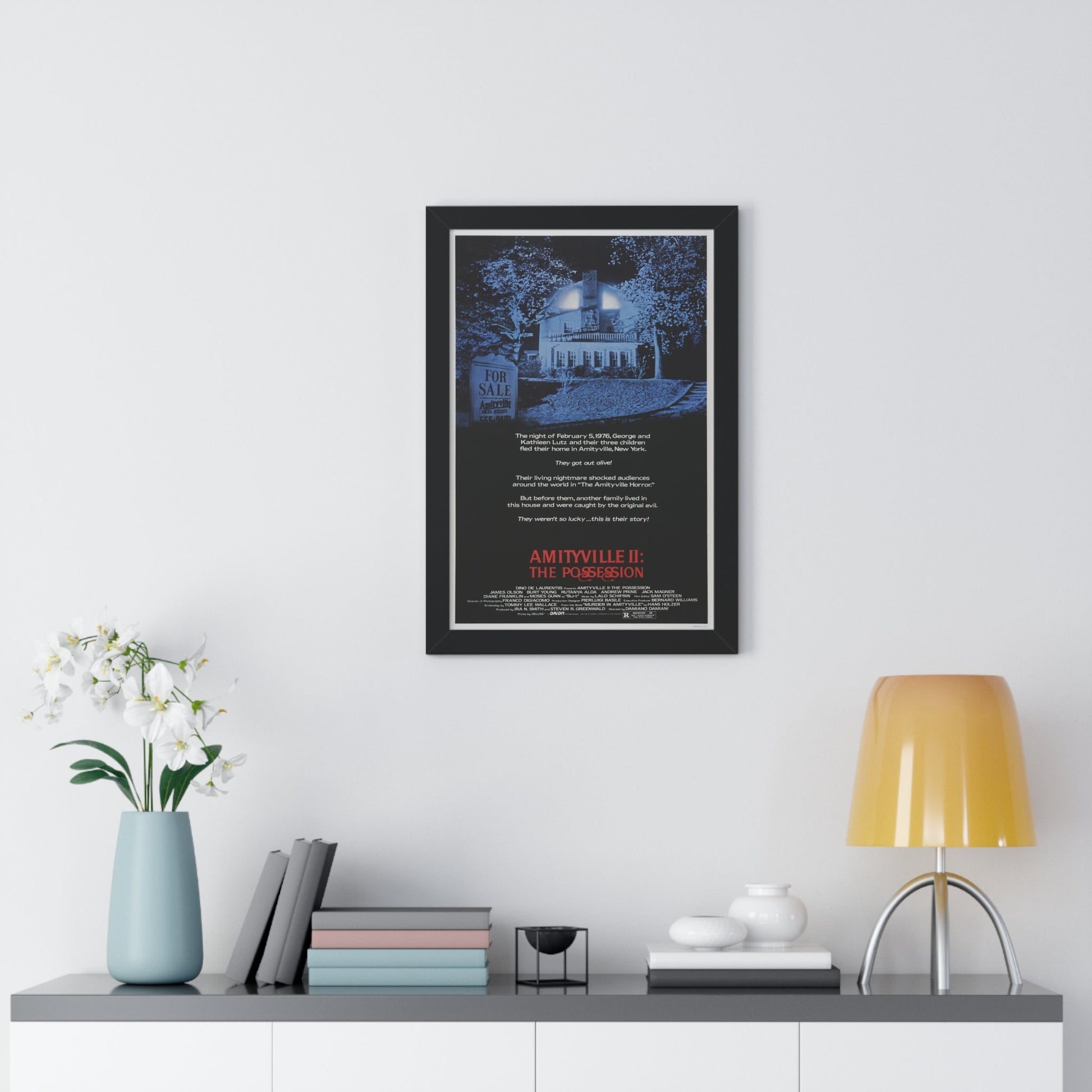 AMITYVILLE II THE POSSESSION 1982 - Framed Movie Poster-The Sticker Space