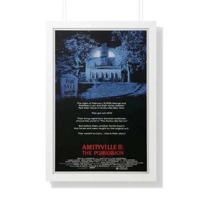 AMITYVILLE II THE POSSESSION 1982 - Framed Movie Poster - The Sticker Space