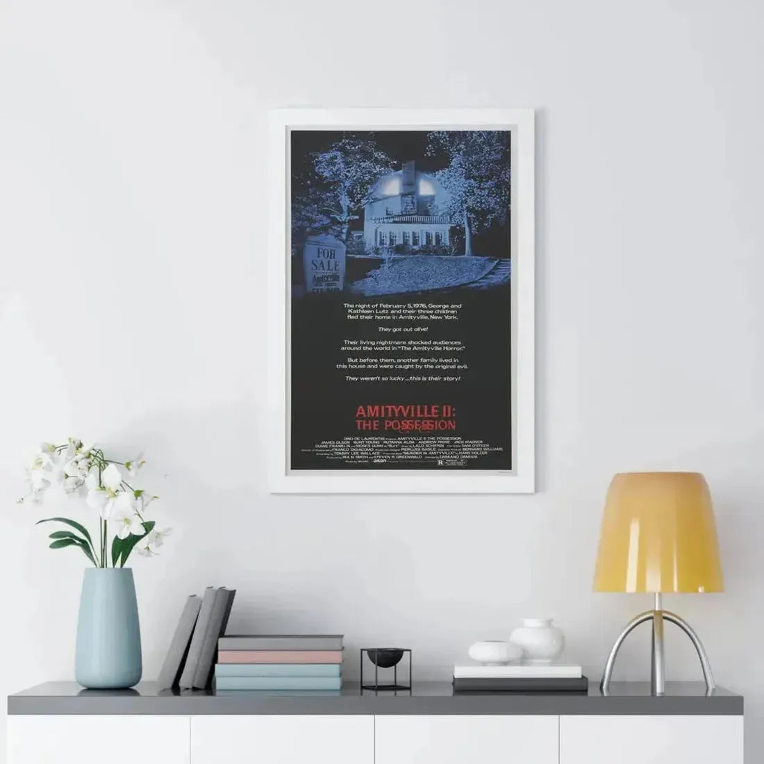 AMITYVILLE II THE POSSESSION 1982 - Framed Movie Poster - The Sticker Space