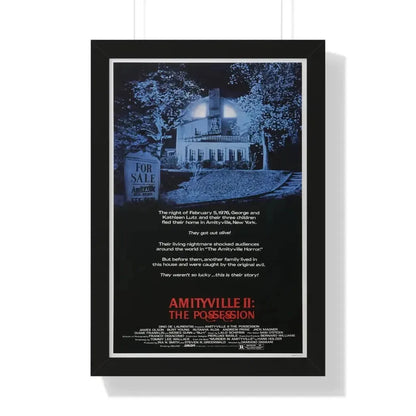 AMITYVILLE II THE POSSESSION 1982 - Framed Movie Poster - The Sticker Space