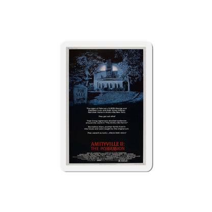 Amityville II The Possession 1982 Movie Poster Die-Cut Magnet-3" x 3"-The Sticker Space