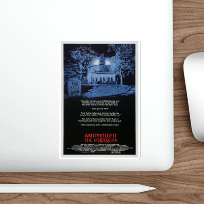 AMITYVILLE II THE POSSESSION 1982 Movie Poster STICKER Vinyl Die-Cut Decal-The Sticker Space