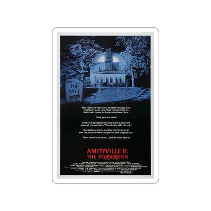 AMITYVILLE II THE POSSESSION 1982 Movie Poster STICKER Vinyl Die-Cut Decal - The Sticker Space