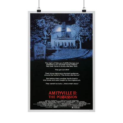 AMITYVILLE II THE POSSESSION 1982 - Paper Movie Poster-12″ x 18″-The Sticker Space