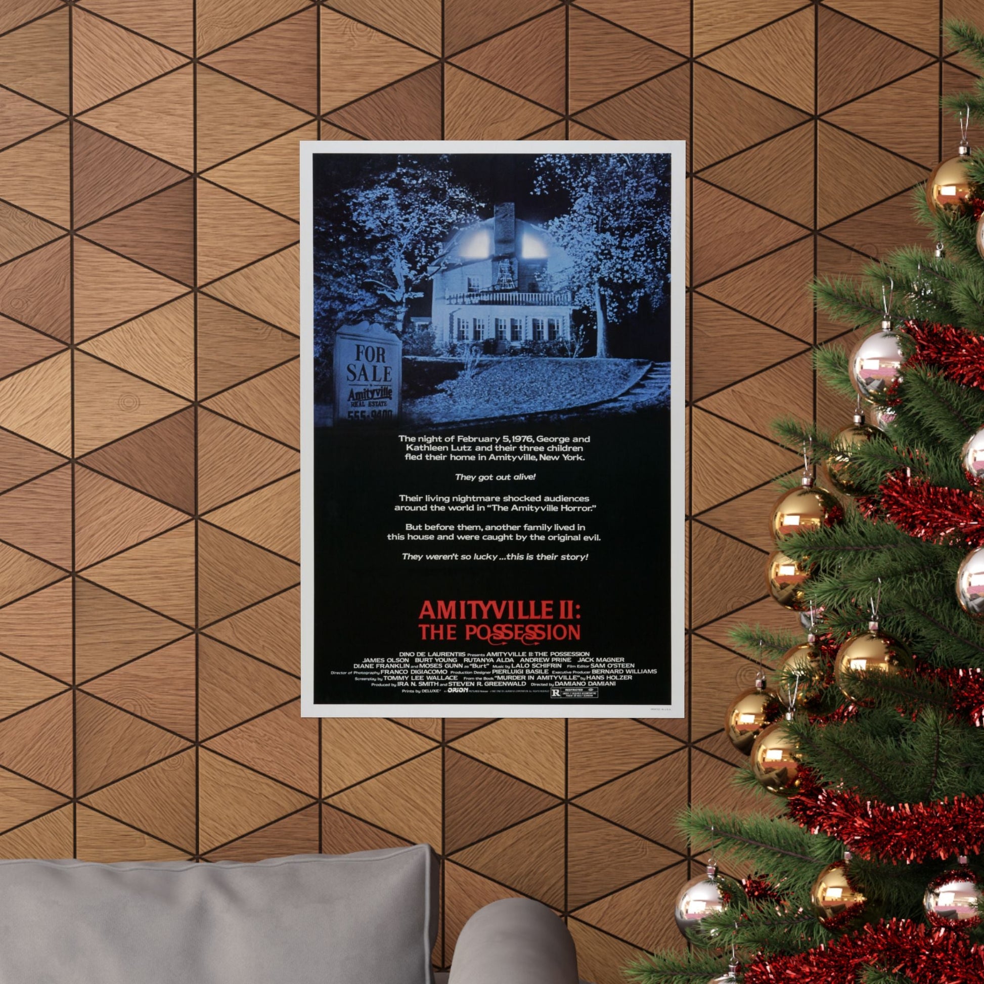 AMITYVILLE II THE POSSESSION 1982 - Paper Movie Poster-The Sticker Space