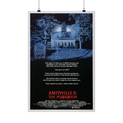 AMITYVILLE II THE POSSESSION 1982 - Paper Movie Poster-16″ x 24″-The Sticker Space