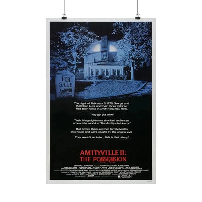 AMITYVILLE II THE POSSESSION 1982 - Paper Movie Poster 16″ x 24″ Matte - The Sticker Space