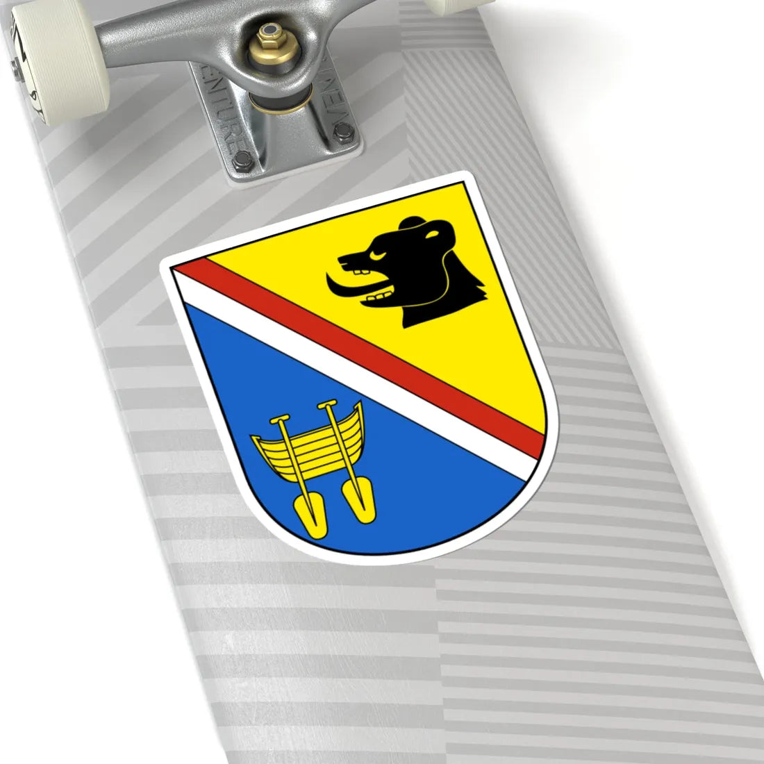 AmlikonBissegg-blazon (Switzerland) (Coat of Arms) STICKER Vinyl Kiss-Cut Decal - The Sticker Space