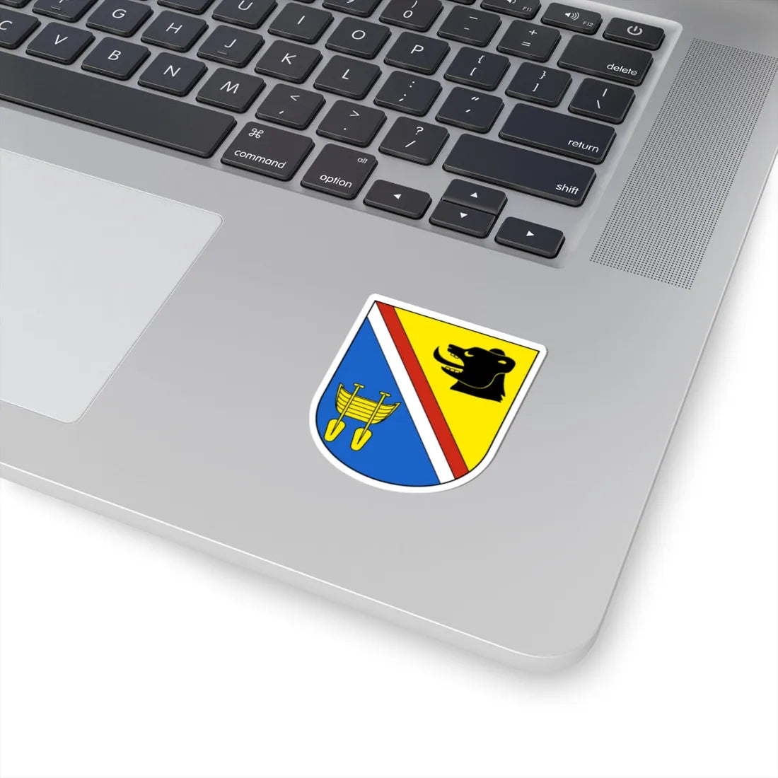 AmlikonBissegg-blazon (Switzerland) (Coat of Arms) STICKER Vinyl Kiss-Cut Decal - The Sticker Space