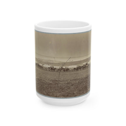 Ammunition Train 3rd Division, Cavalry Corps (U.S. Civil War) White Coffee Mug-15oz-The Sticker Space