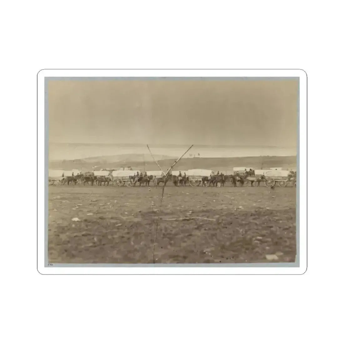 Ammunition Train 3Rd Division, Cavalry Corps (U.S. Civil War) STICKER Vinyl Kiss-Cut Decal 2 Inch White - The Sticker Space