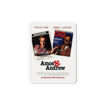 Amos & Andrew 1993 Movie Poster Refrigerator Magnet 6 Inch - The Sticker Space