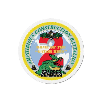 Amphibious Construction Bn 2 SeaBees (U.S. Navy) Refrigerator Magnet - The Sticker Space