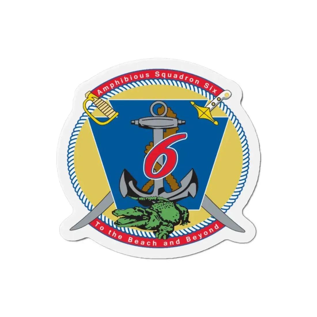 Amphibious Sq 6 (U.S. Navy) Refrigerator Magnet 2 Inch - The Sticker Space