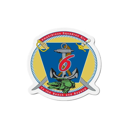 Amphibious Sq 6 (U.S. Navy) Refrigerator Magnet 6 Inch - The Sticker Space