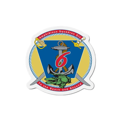 Amphibious Sq 6 (U.S. Navy) Refrigerator Magnet 6 Inch - The Sticker Space