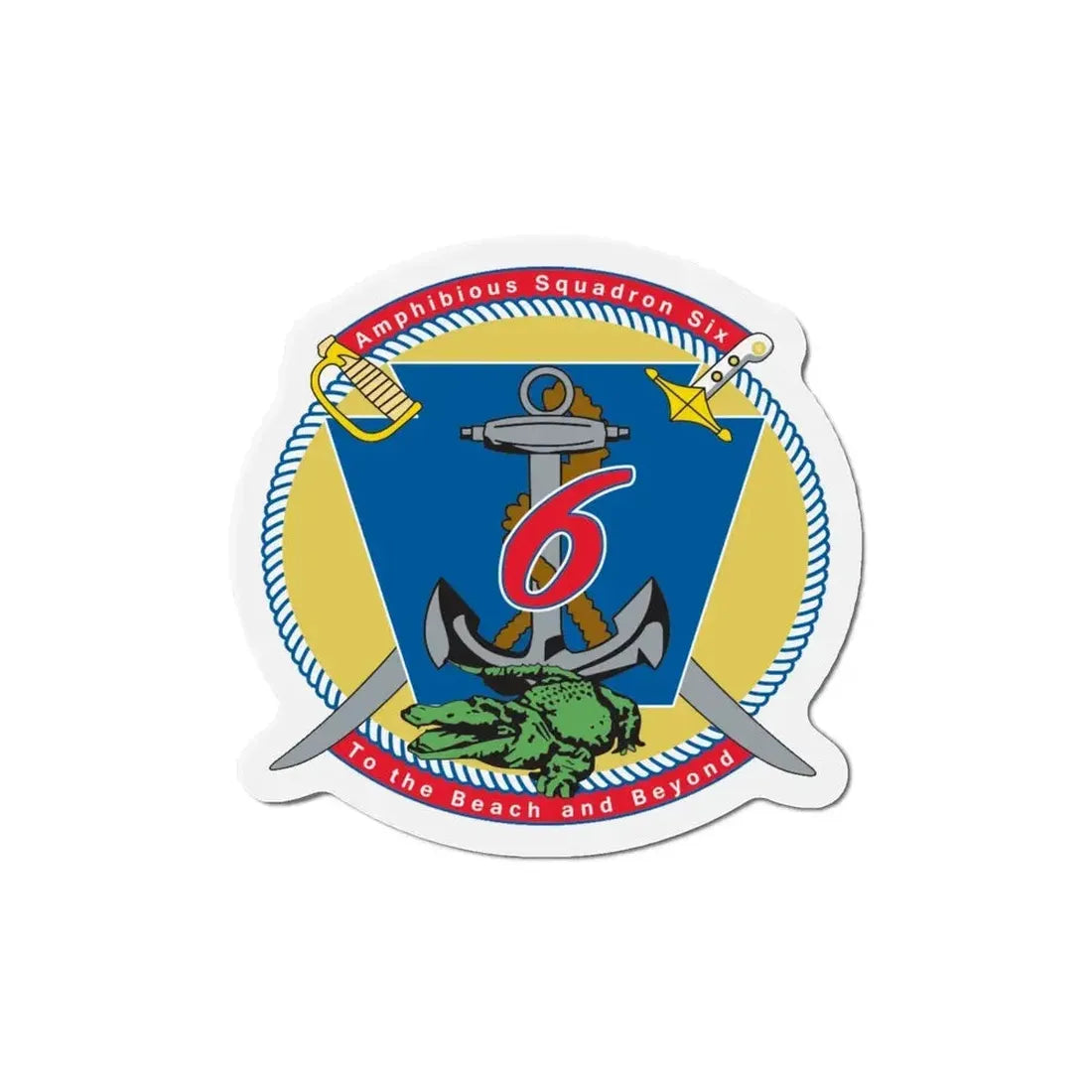 Amphibious Sq 6 (U.S. Navy) Refrigerator Magnet - The Sticker Space