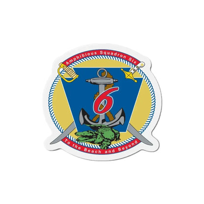Amphibious Sq 6 (U.S. Navy) Refrigerator Magnet - The Sticker Space
