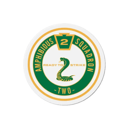Amphibious Squadron 2 Ready To Strike (U.S. Navy) Refrigerator Magnet - The Sticker Space