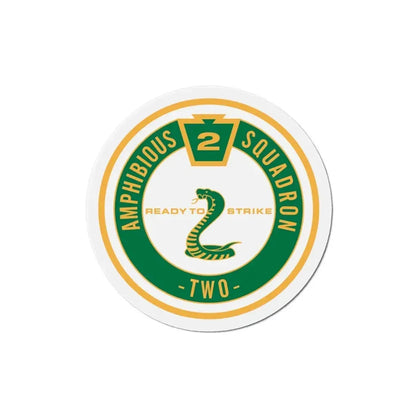 Amphibious Squadron 2 Ready To Strike (U.S. Navy) Refrigerator Magnet - The Sticker Space