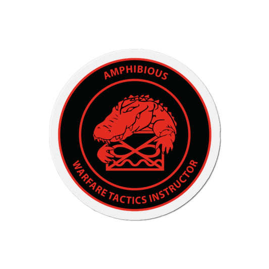 Amphibious Warfare Tactics Instructor AMW WTI (U.S. Navy) Die-Cut Magnet-2" x 2"-The Sticker Space