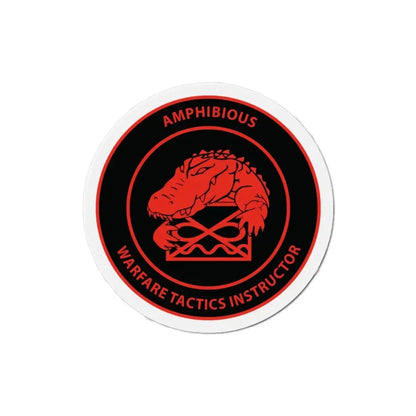 Amphibious Warfare Tactics Instructor AMW WTI (U.S. Navy) Refrigerator Magnet 3 Inch - The Sticker Space
