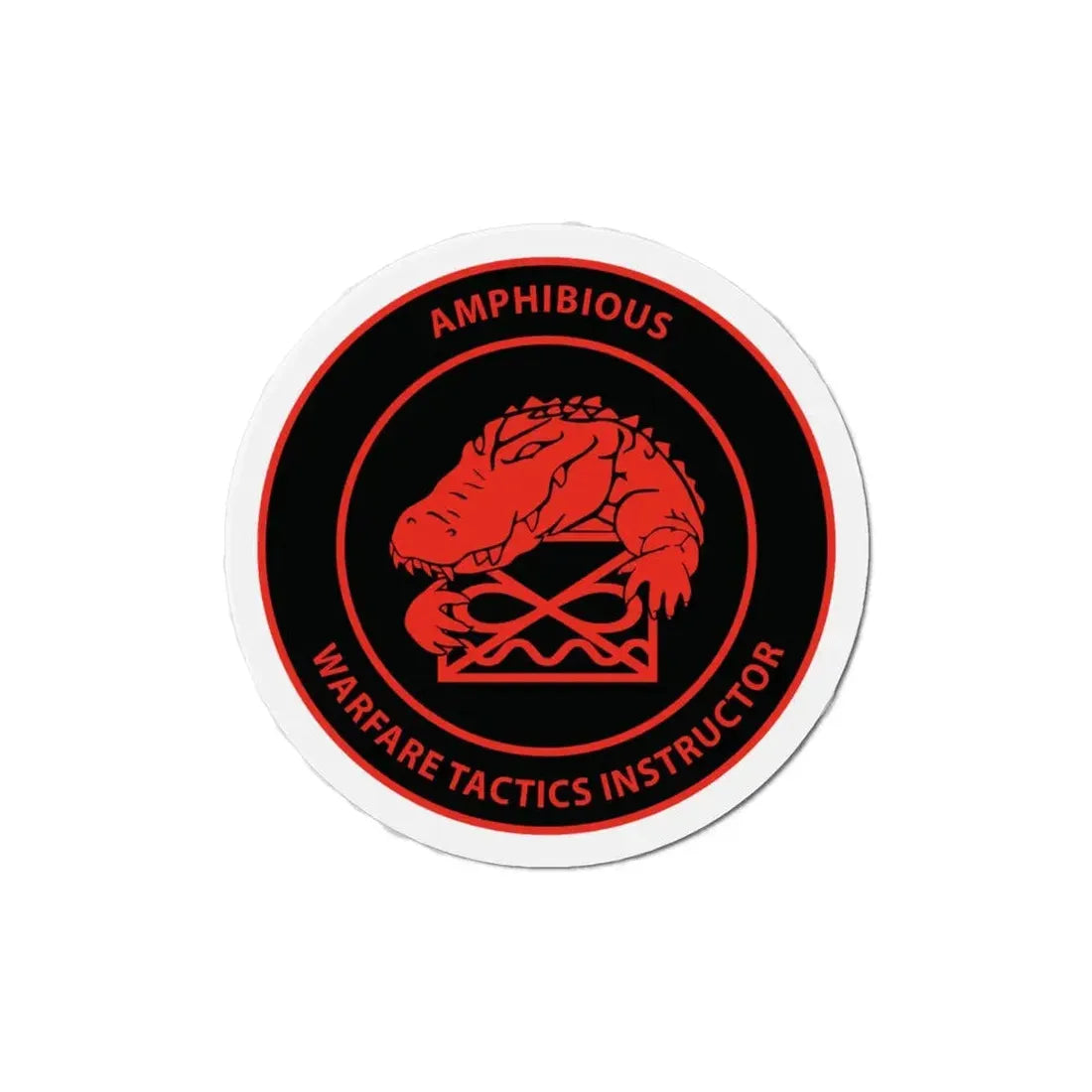 Amphibious Warfare Tactics Instructor AMW WTI (U.S. Navy) Refrigerator Magnet 4 Inch - The Sticker Space