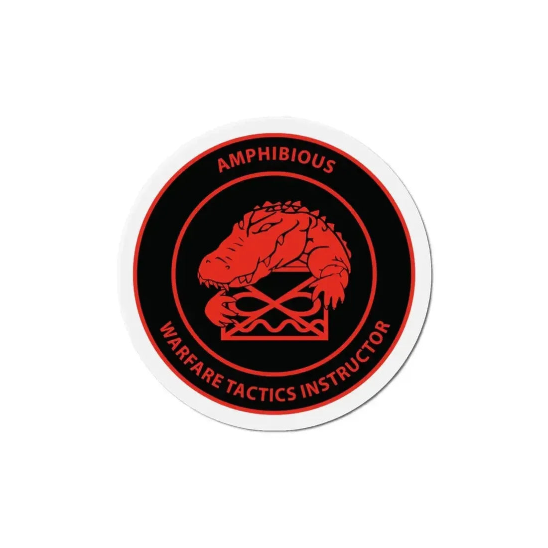 Amphibious Warfare Tactics Instructor AMW WTI (U.S. Navy) Refrigerator Magnet - The Sticker Space