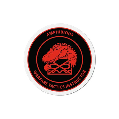 Amphibious Warfare Tactics Instructor AMW WTI (U.S. Navy) Refrigerator Magnet - The Sticker Space