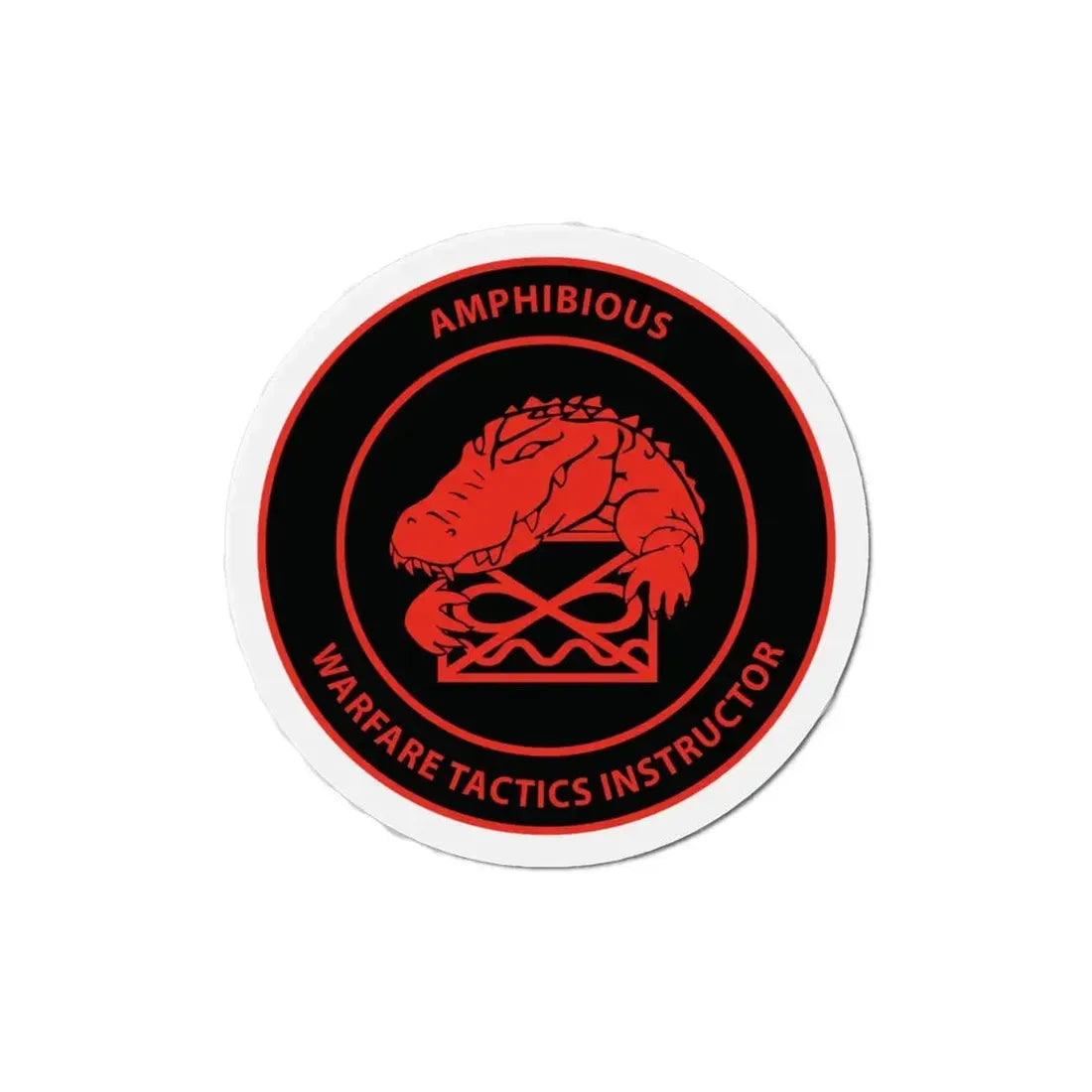 Amphibious Warfare Tactics Instructor AMW WTI (U.S. Navy) Refrigerator Magnet - The Sticker Space