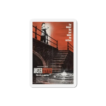 Amsterdamned 1988 Movie Poster Refrigerator Magnet 2 Inch - The Sticker Space