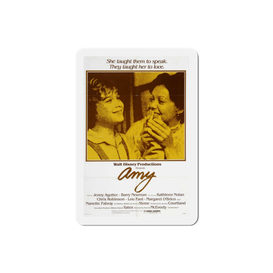 Amy 1981 Movie Poster Die-Cut Magnet-2" x 2"-The Sticker Space