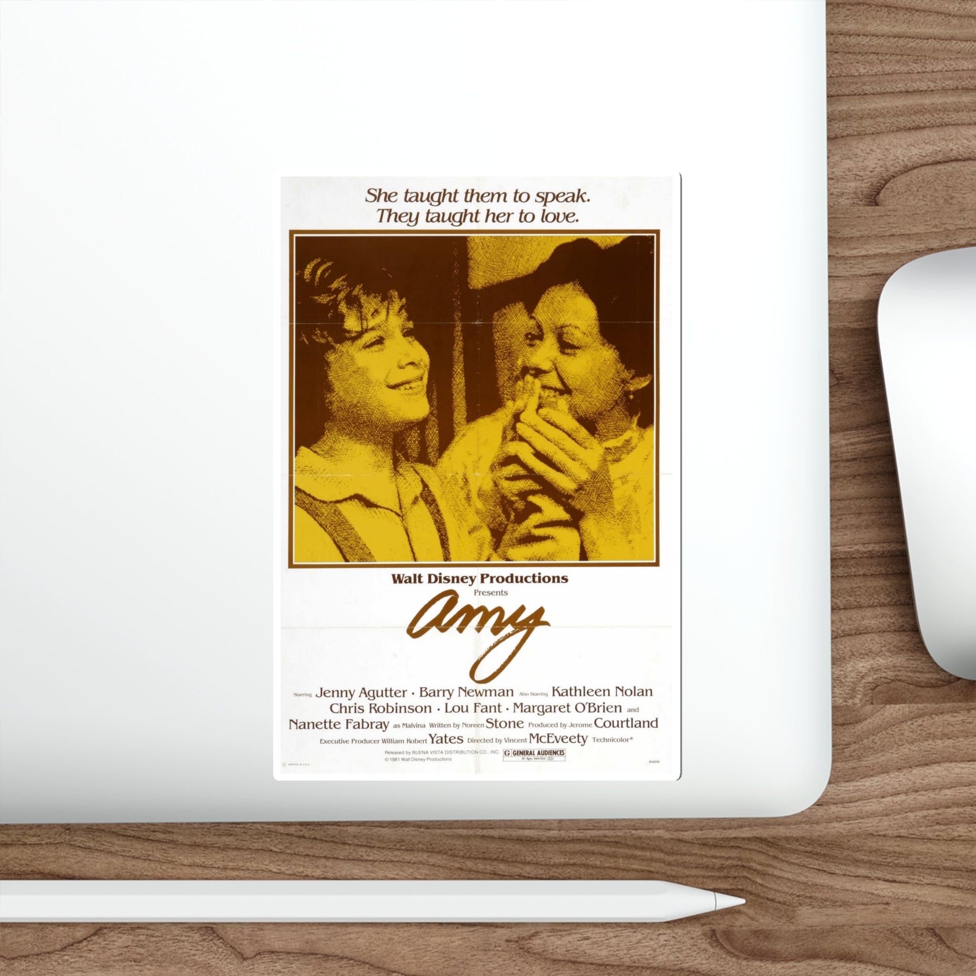 Amy 1981 Movie Poster STICKER Vinyl Die-Cut Decal-The Sticker Space