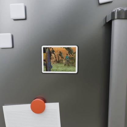 An Affair of Destiny, Saturday Evening Post interior illustration (Magazine Illustration) Refrigerator Magnet-The Sticker Space