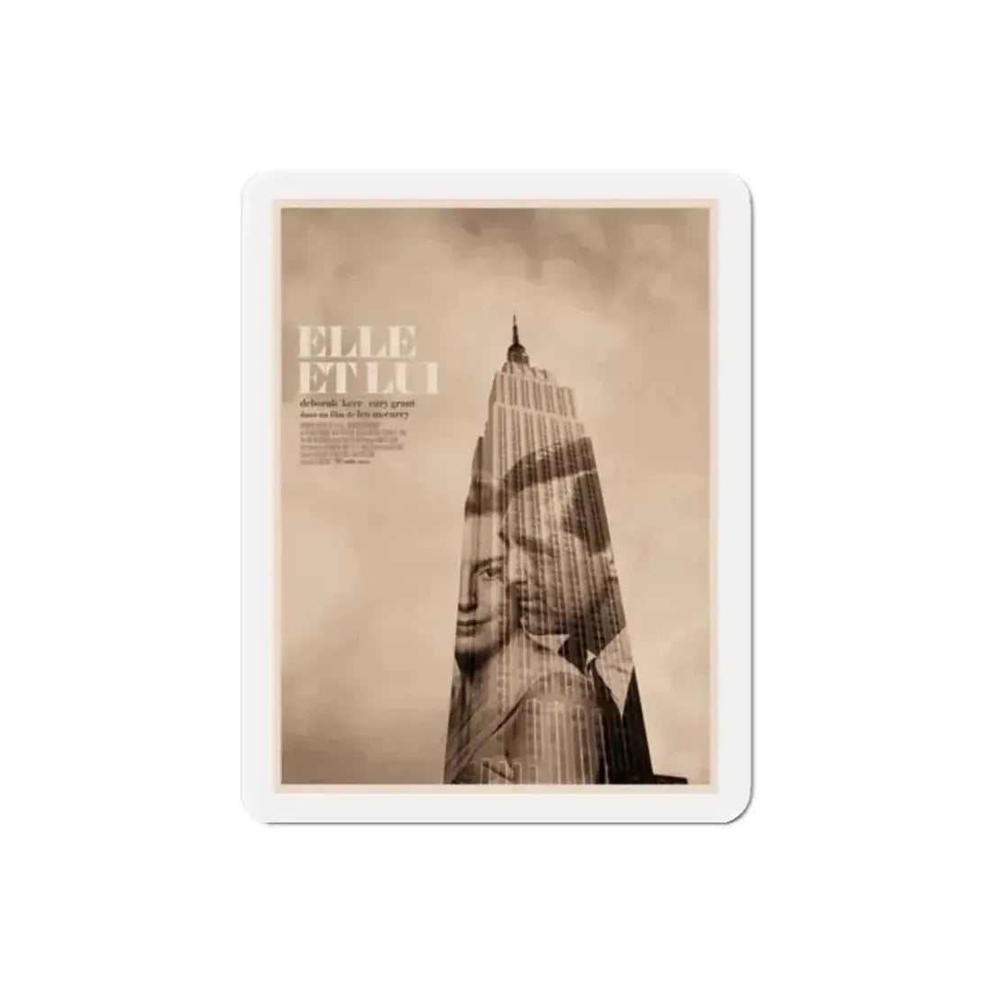 An Affair to Remember 1957 Movie Poster Refrigerator Magnet 2 Inch - The Sticker Space