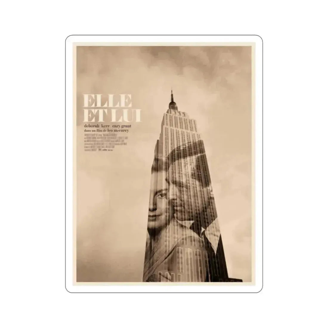 An Affair to Remember 1957 Movie Poster STICKER Vinyl Die-Cut Decal 2 Inch - The Sticker Space