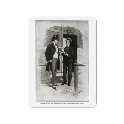 An Also Ran (1), RedBook magazine, September 1905 (Magazine Illustration) Refrigerator Magnet 2 Inch - The Sticker Space