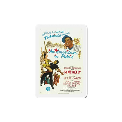An American in Paris 1951 Movie Poster Refrigerator Magnet 5 Inch - The Sticker Space