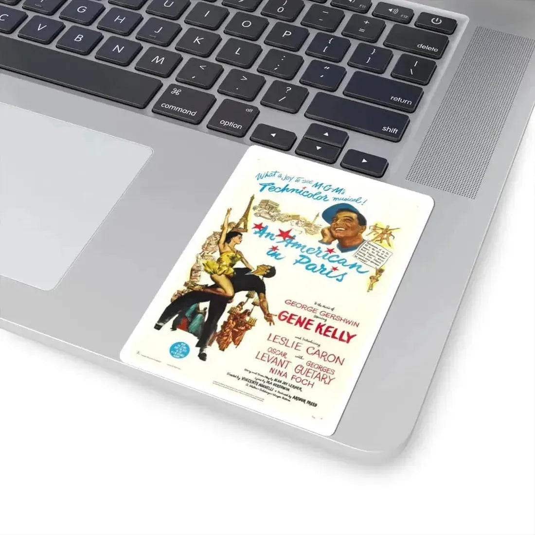 An American in Paris 1951 Movie Poster - STICKER Vinyl Kiss-Cut Decal - The Sticker Space