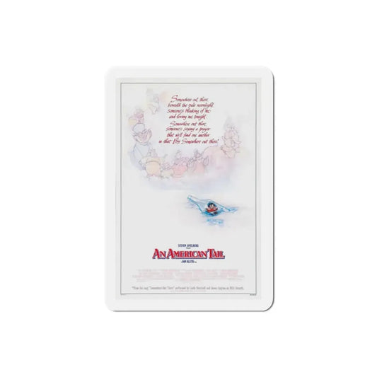 An American Tail 1986 Movie Poster Refrigerator Magnet 2 Inch - The Sticker Space