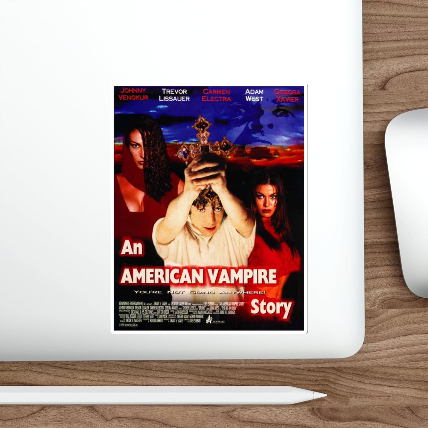 AN AMERICAN VAMPIRE STORY 1997 Movie Poster STICKER Vinyl Die-Cut Decal-The Sticker Space