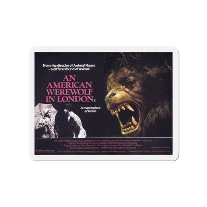 AN AMERICAN WEREWOLF IN LONDON (2) 1981 Movie Poster - Die-Cut Magnet-4" x 4"-The Sticker Space