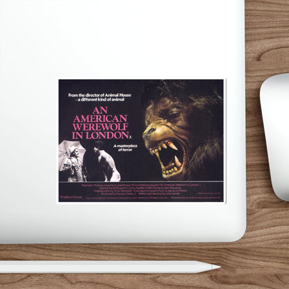 AN AMERICAN WEREWOLF IN LONDON (2) 1981 Movie Poster STICKER Vinyl Die-Cut Decal-The Sticker Space