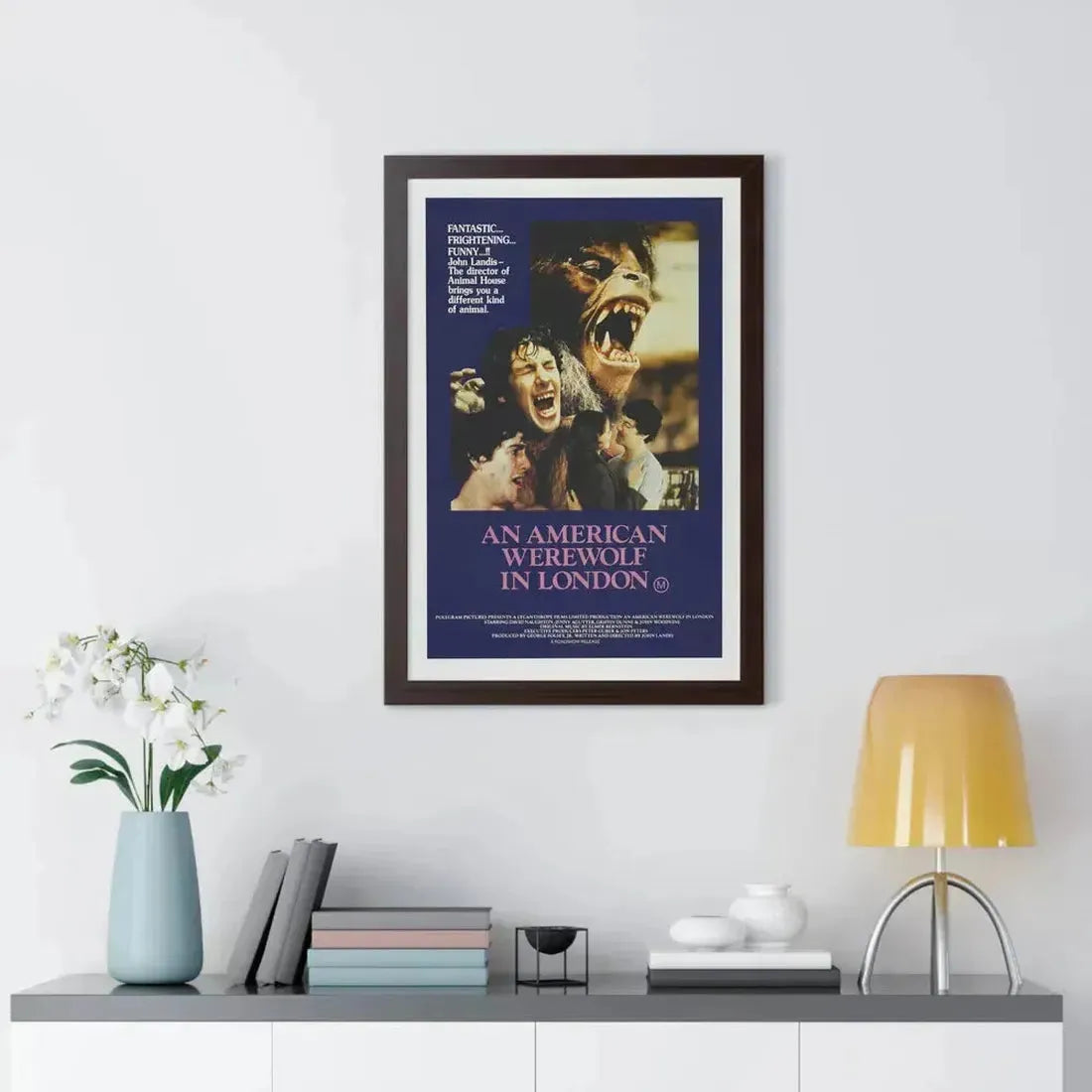 AN AMERICAN WEREWOLF IN LONDON (3) 1981 - Framed Movie Poster - The Sticker Space