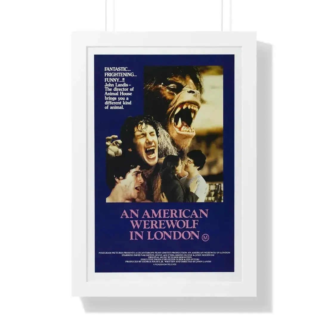 AN AMERICAN WEREWOLF IN LONDON (3) 1981 - Framed Movie Poster - The Sticker Space