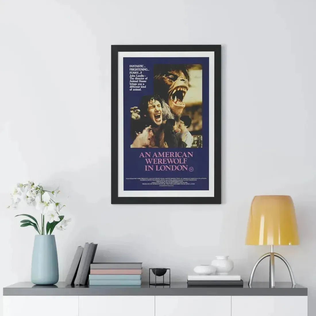 AN AMERICAN WEREWOLF IN LONDON (3) 1981 - Framed Movie Poster - The Sticker Space