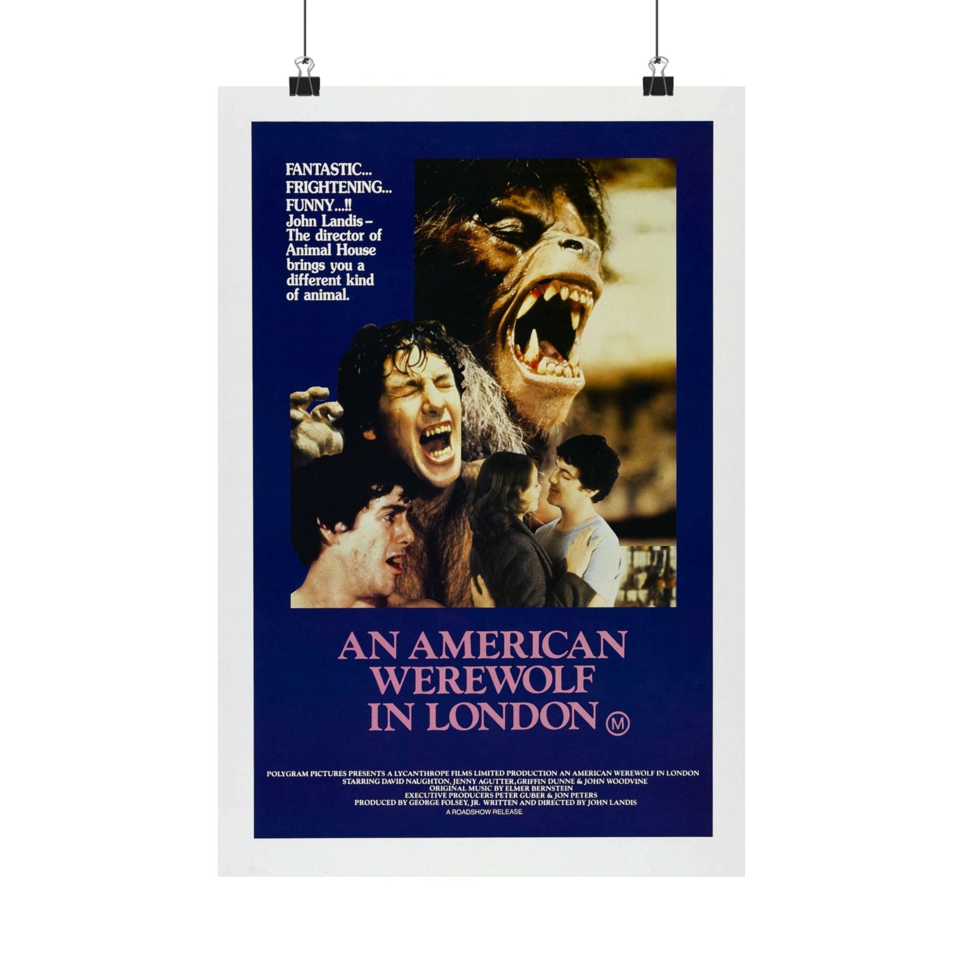 AN AMERICAN WEREWOLF IN LONDON (3) 1981 - Paper Movie Poster-12″ x 18″-The Sticker Space