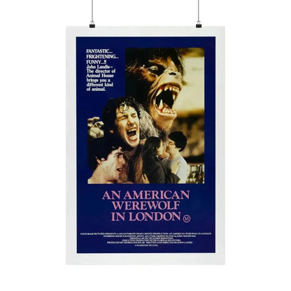 AN AMERICAN WEREWOLF IN LONDON (3) 1981 - Paper Movie Poster 20″ x 30″ Matte - The Sticker Space