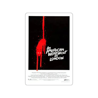 AN AMERICAN WEREWOLF IN LONDON (4) 1981 Movie Poster STICKER Vinyl Die-Cut Decal 5 Inch - The Sticker Space