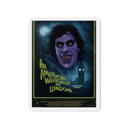 AN AMERICAN WEREWOLF IN LONDON (DEVILISH) 1981 Movie Poster - Die-Cut Magnet-2" x 2"-The Sticker Space